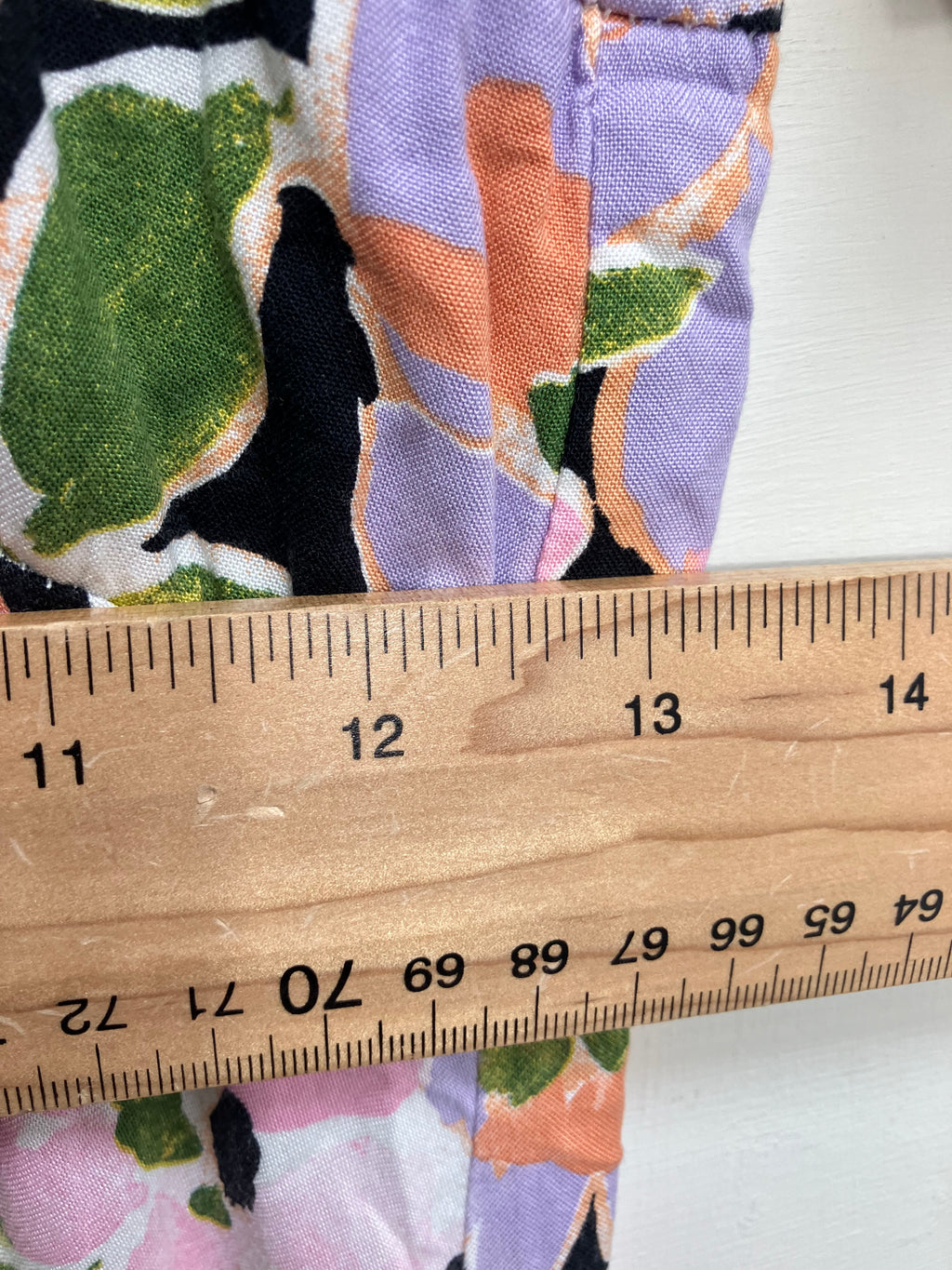 Nobody's Child Midi Dress Womens Size UK 12 Lilac Apricot Floral V Neck Button Pre-Loved Excellent Condition