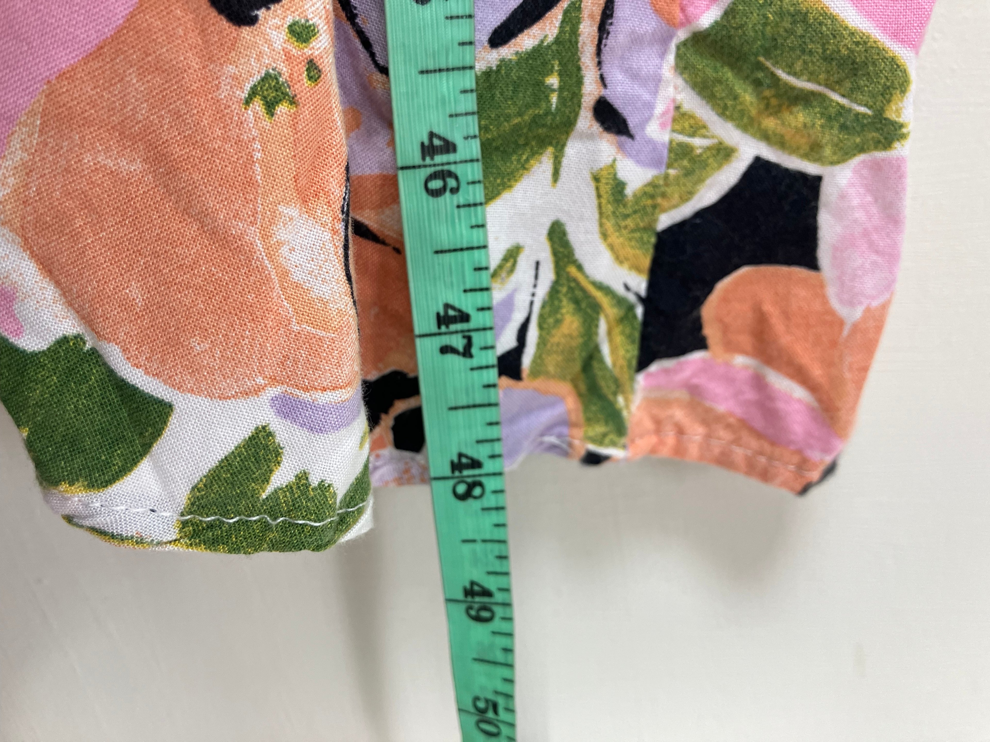 Nobody's Child Midi Dress Womens Size UK 12 Lilac Apricot Floral V Neck Button Pre-Loved Excellent Condition